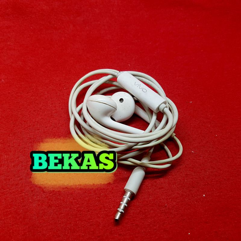 Headset Vivo V11Pro V15 Y17 Cabutan Y95 Y93 Copotan Bawaan Hp.100% Ori