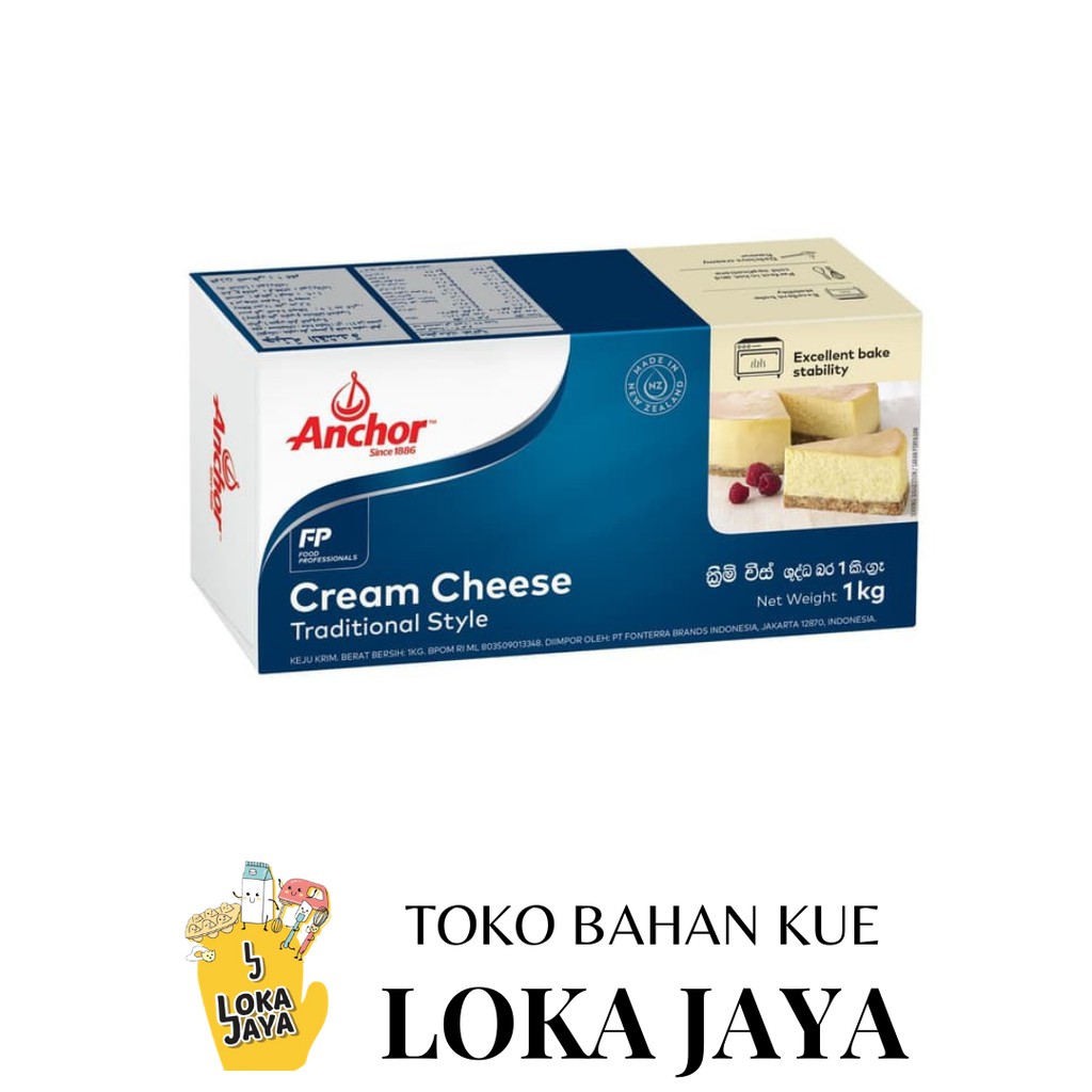 

ANCHOR CREAM CHEESE 1 KG (ONLY GRAB EXPRESS)