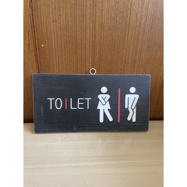 pajangan tulisan toilet/ tulisan toilet untuk cafe atau restaurant