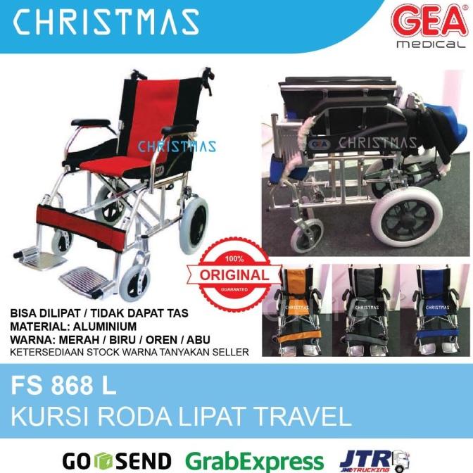 Kursi Roda Lipat GEA FS 868 L / Kursi Roda Travel GEA FS 868 L