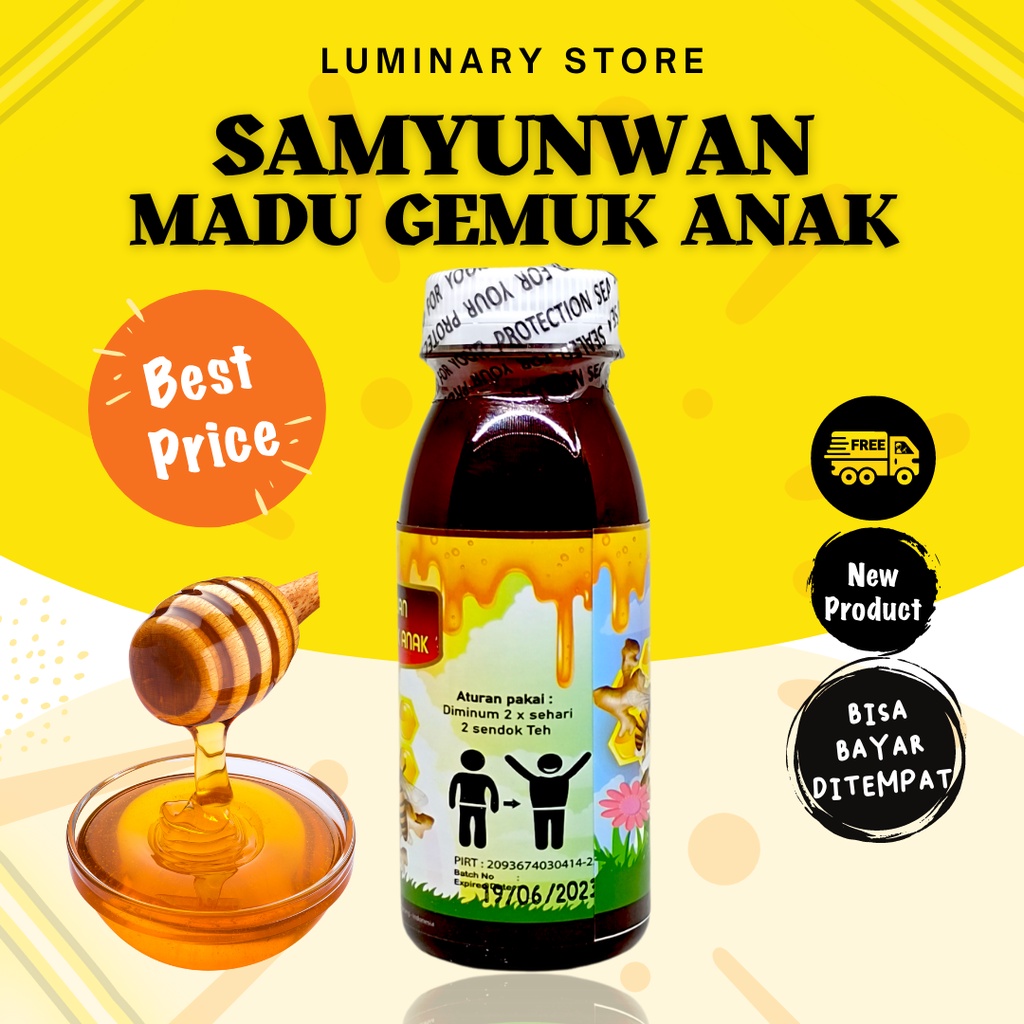 SAMYUNWAN MADU ORIGINAL BPOM / SAMYUNWAN MADU PENGGEMUK BADAN ANAK