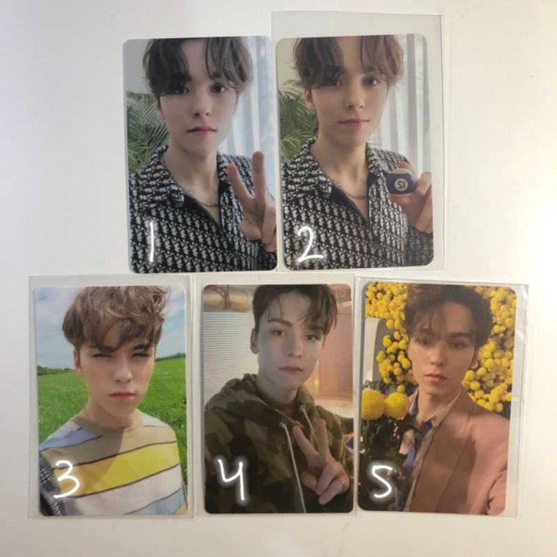 SEVENTEEN VERNON Photocard Your Choice M2U Lucky Draw Beside An Ode Hope Non Baret Beret Attacca One