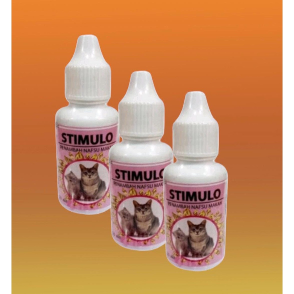 Stimulo Drop 30ml Vitamin Penambah Nafsu Makan Kucing Cat Kitten GemuK