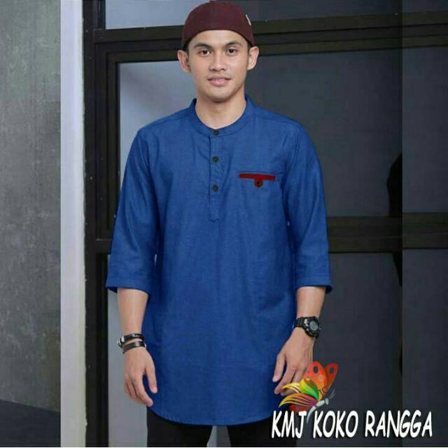 KOKO RANGGA cp/ATASAN KOKO MUSLIM/BAJU KOKO TRENDY/KOKO POLOS/KOKO XL