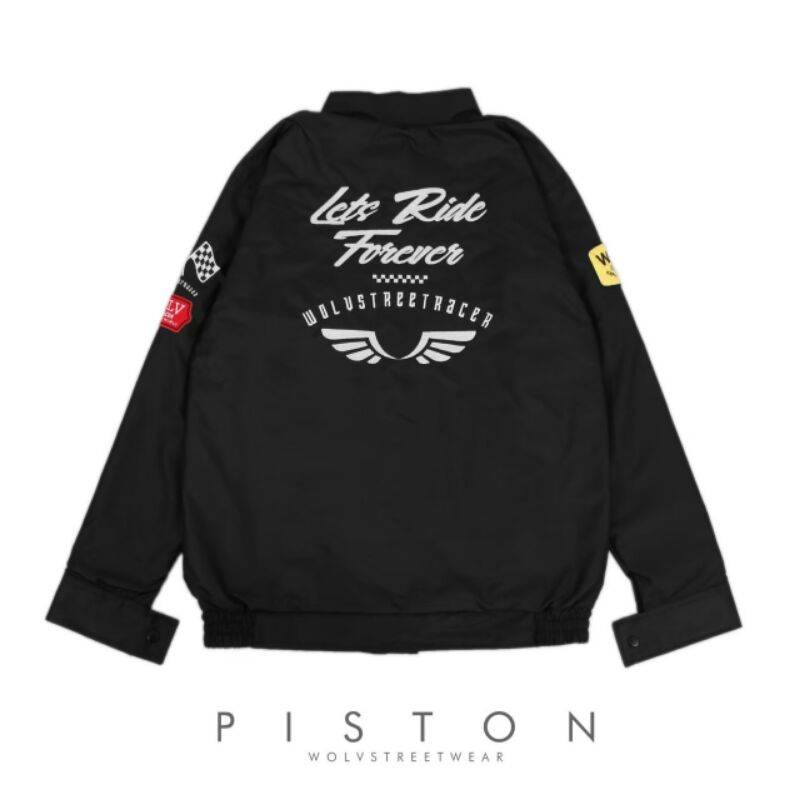 Jaket Piston Turkish Jaket Racing Jaket Wolv Original Product Jaket Parasut Jaket Outdoor Jaket Distro