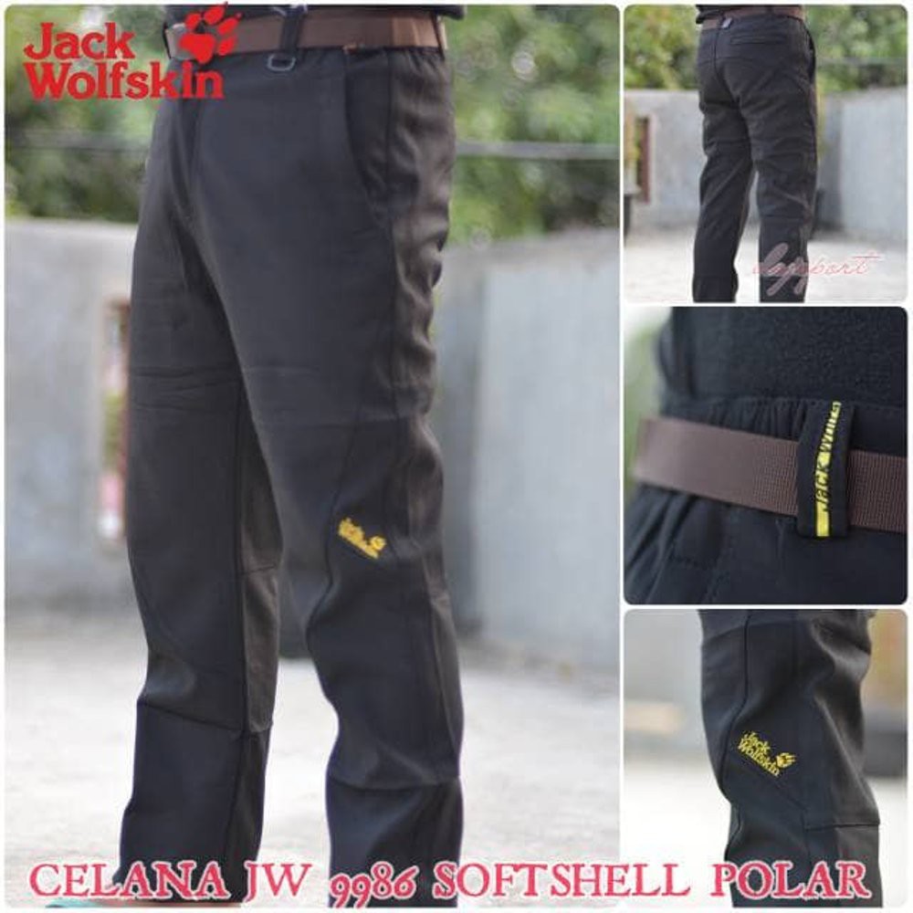 MURAH CELANA GUNUNG OUTDOOR JACK WOLFSKIN 9986 SOFTSHELL POLAR WATERPROOF