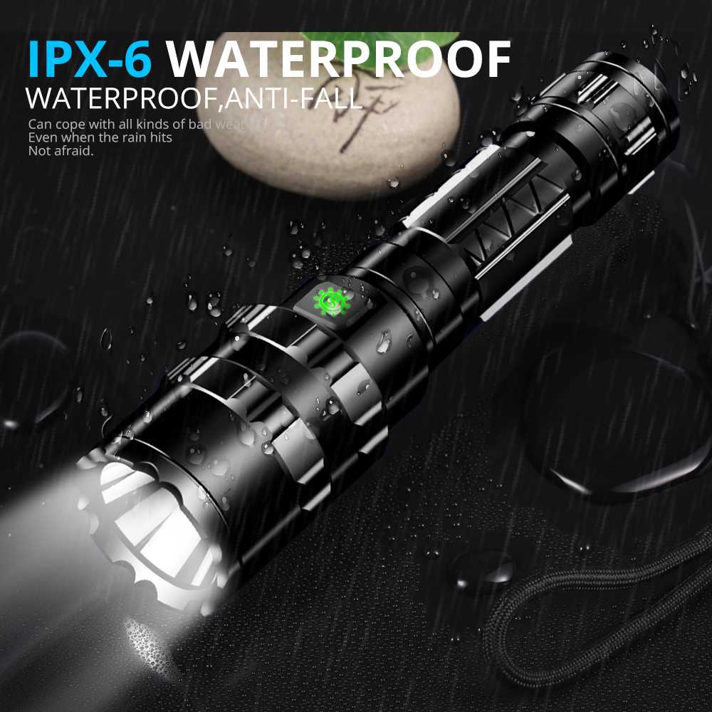 FatihShop TaffLED Senter LED Torch Hunting Cree XM-L L2 65000 Lumens - 701