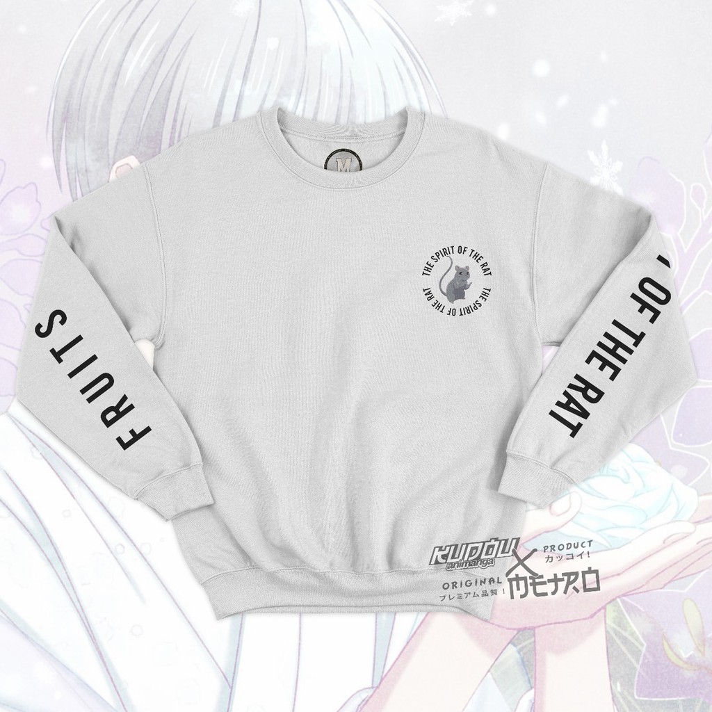 Crewneck Sohma Yuki V2 Anime Manga Fruits Basket Premium Cotton Fleece