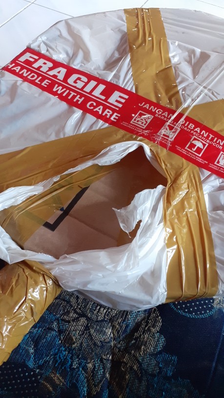 Wajan Enamel Gagang Warna Marble Frypan 34 Cm Kuaida