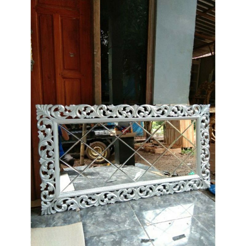 cermin dinding, cermin bevel, cermin hias