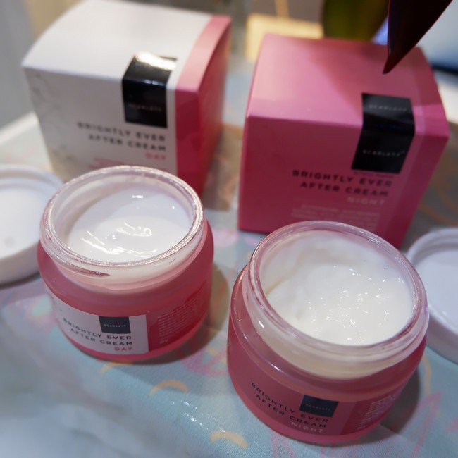 [COD] PAKET 3in1 PERAWATAN WAJAH MENCERAHKAN SCARLETT | Serum+Day &amp; Night Cream Brightly Series