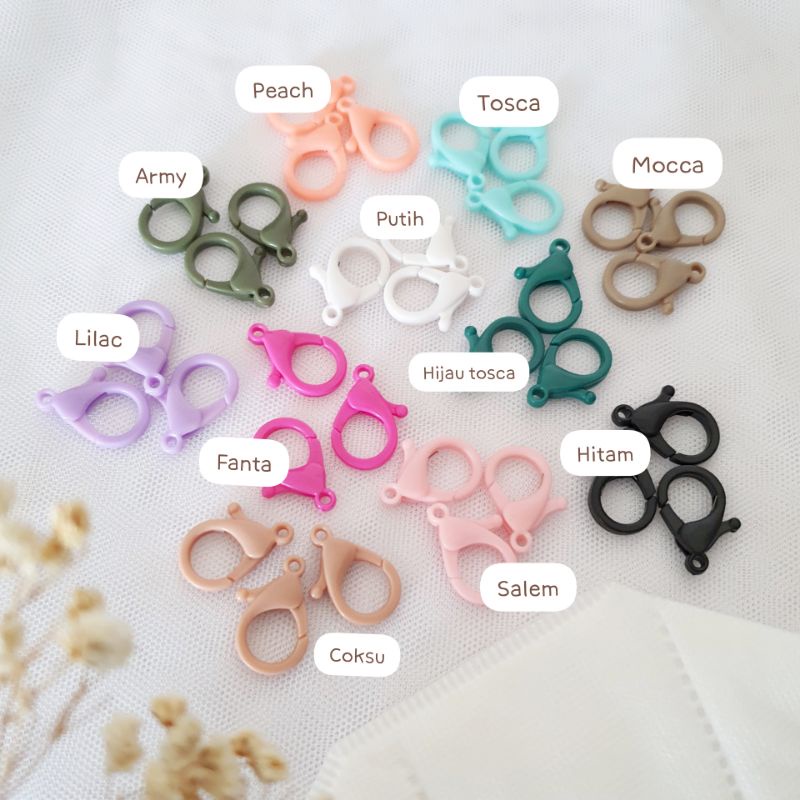 Kokot Udang Plastik 25mm