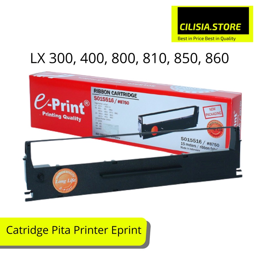 

Catridge Pita Printer LX300 Eprint 8750 SO15516 Pita + Rumah Pita 15M