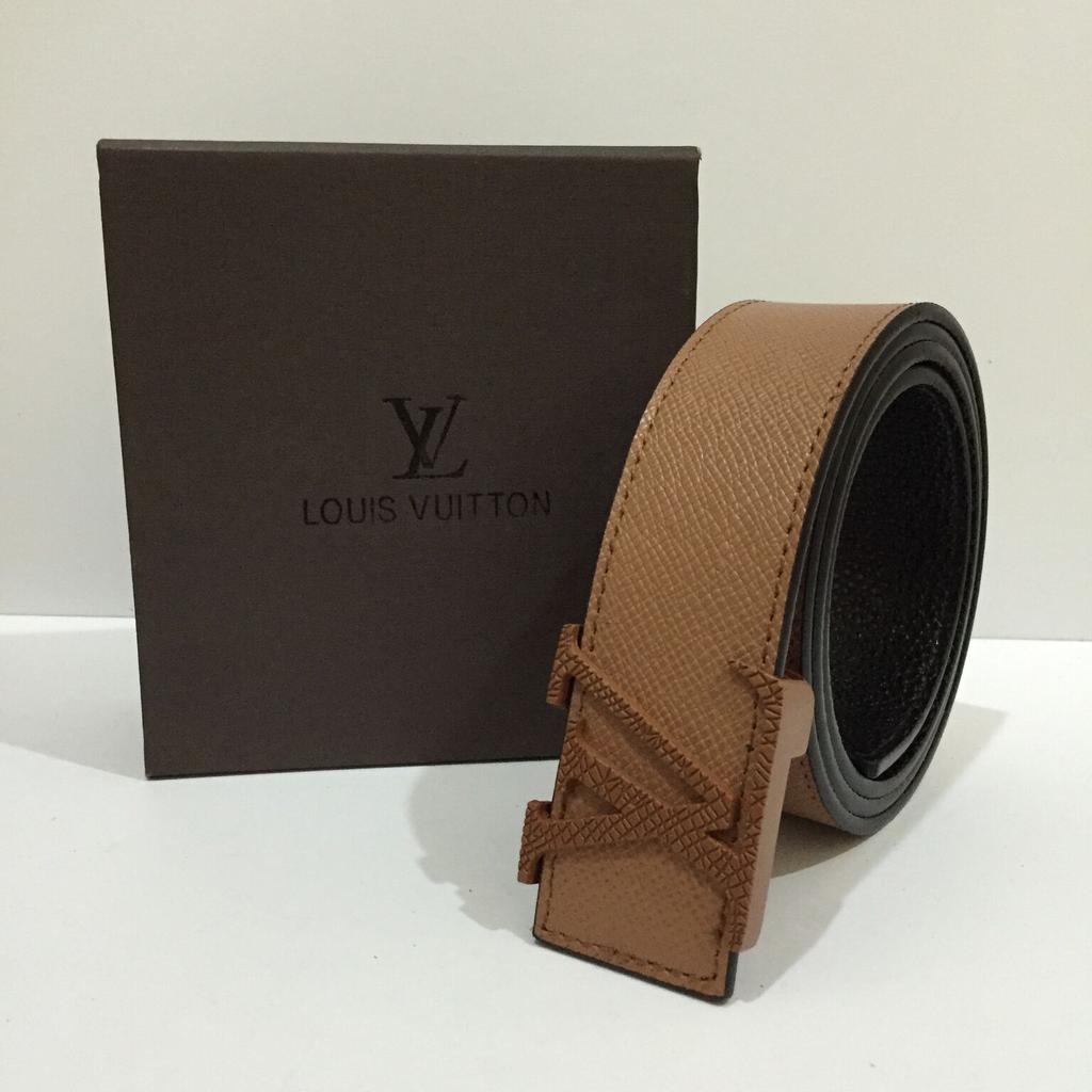 Ikat Pinggang LV Taiga / Gesper Louis Vuitton / Tali Pinggang LV - KW SUPER