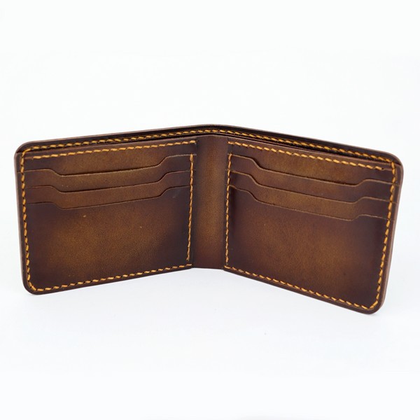 Dompet Pria DIB2L Full Kulit Asli Brushh Off 8 Slot Kartu Bifold