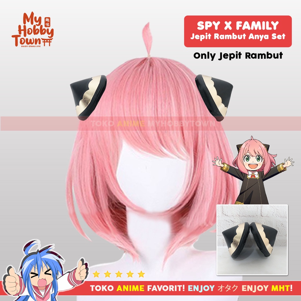 Jepit Rambut Anya Forger Kostum Cosplay Property Spy X Family