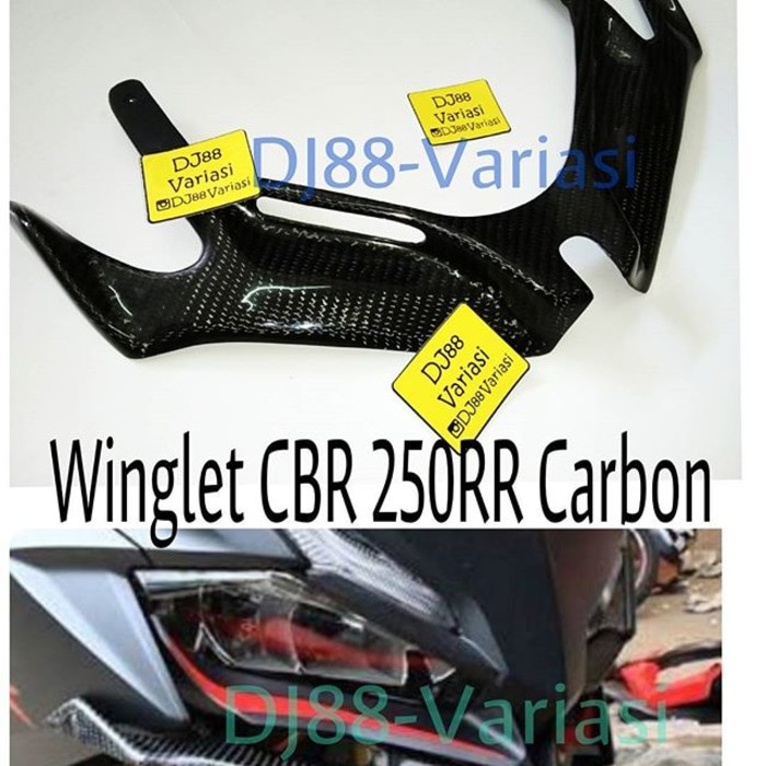 Winglet Carbon Kevlar Honda Cbr250rr Cbr 250rr Plug And Play Aksesoris