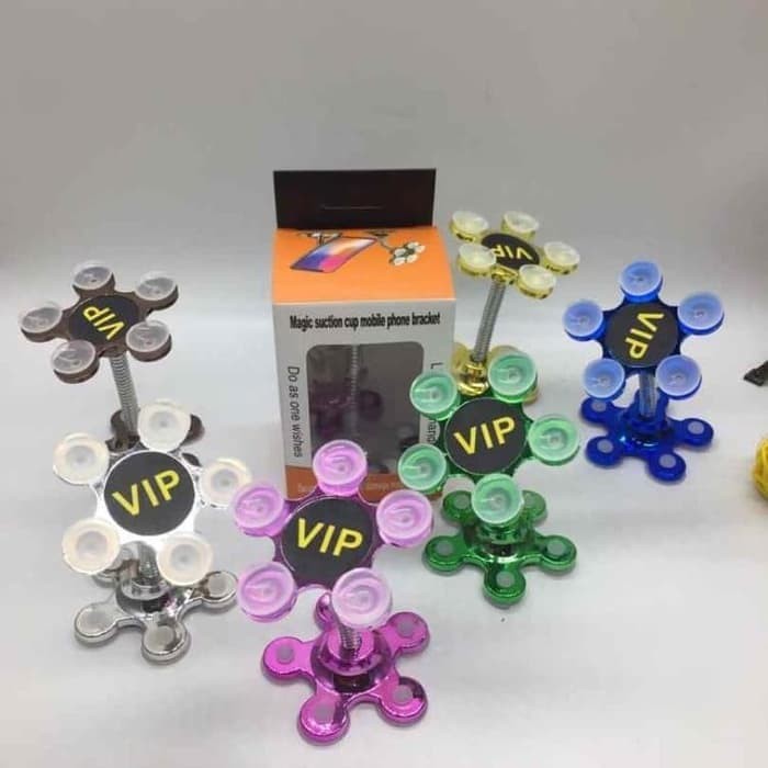 Flexible FLOWER Universal Holder Gekko /Gecko Car holder bunga