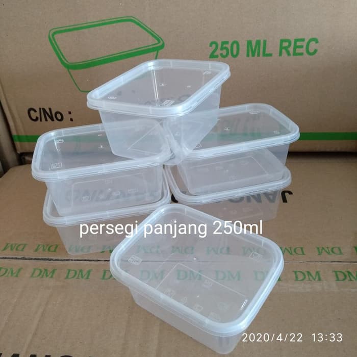 Thinwall 250ml REC / Box Thinwall 250ml / Kotak Thinwall 250ml / Box 250ml / Box Snack 250ml