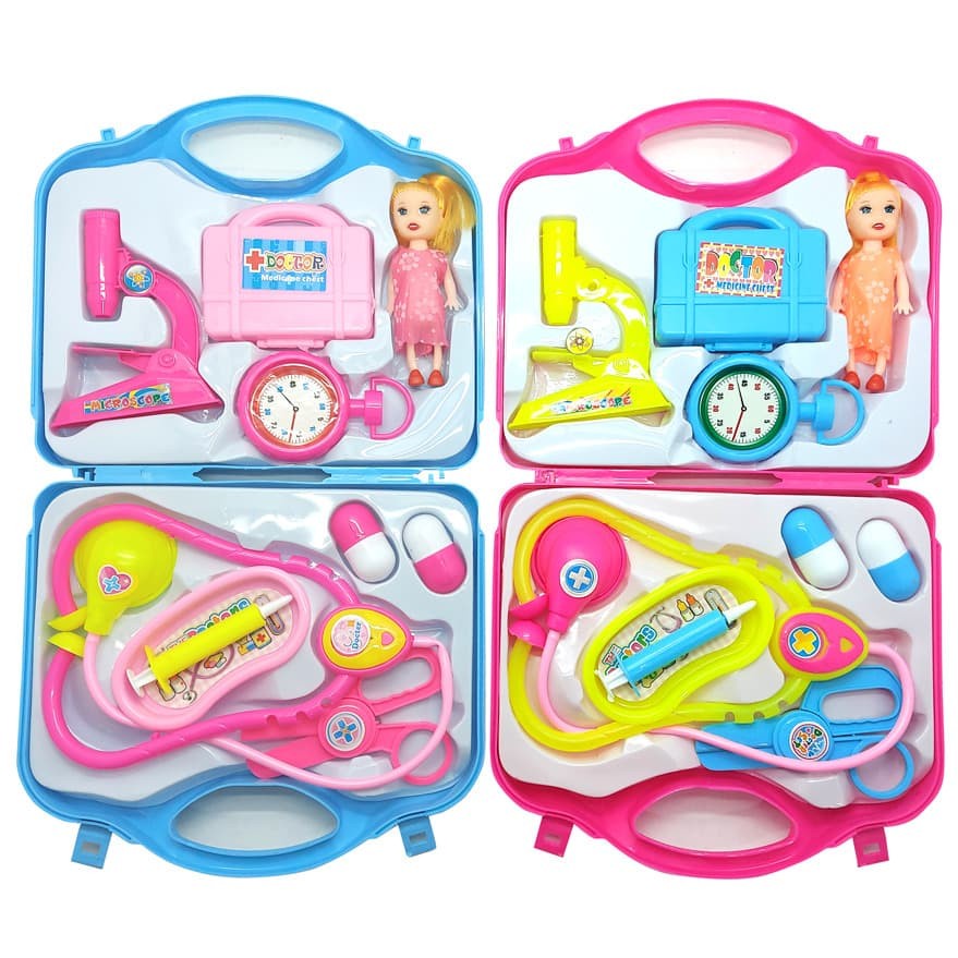 Mainan Anak Dokter Koper Set Boneka FH-218