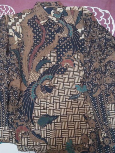 Batik Solo Dwipangga Pakem Kemeja Pria Katun Halus Sragenan Full Furing