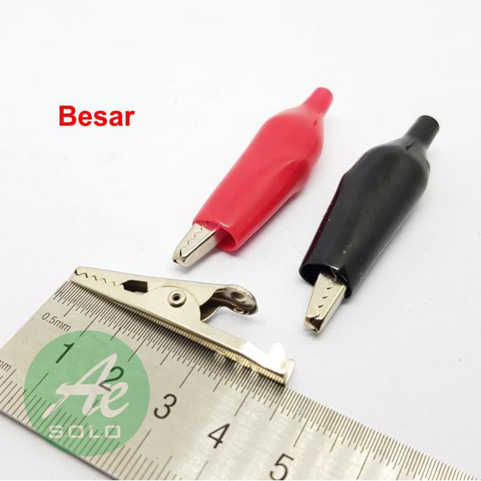 

Capit Buaya Alligator Clip Besar Sedang Kecil - Kecil