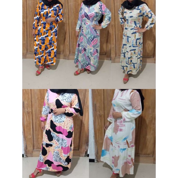 gamis rayon viscos