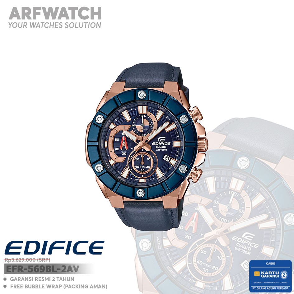 Casio Edifice EFR-569BL-2AV / EFR-569BL-2AVUDF Original