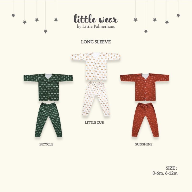 SETELAN BAJU PANJANG LITTLE WEAR LONG SLEEVE LITTLE PALMERHAUS