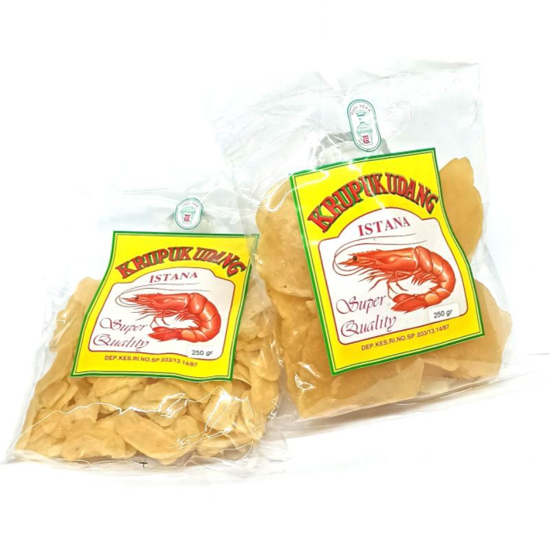 

kerupuk udang - Krupuk udang guci toak "ISTANA" 250grm