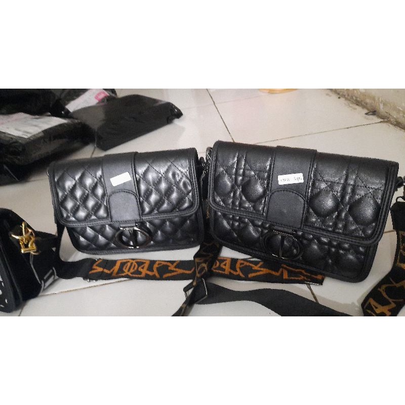 Tas CD polos Hitam, tas cristian dior