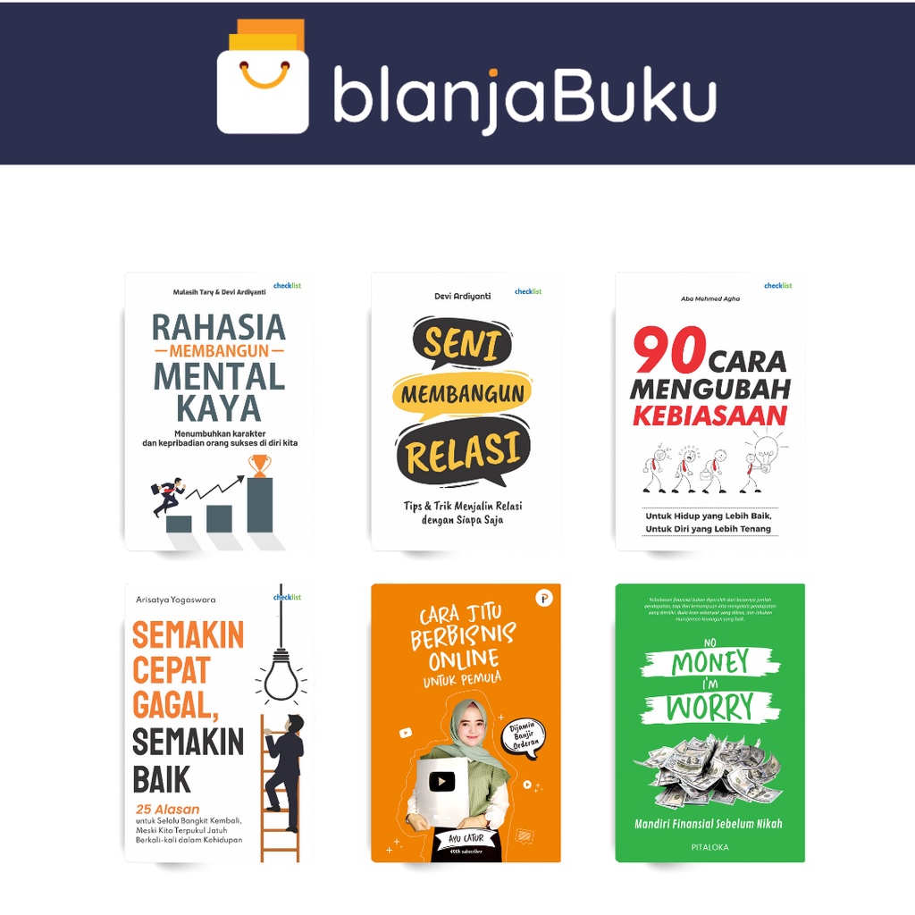 Paket Buku Motivasi - Buku Motivasi Bisnis - Buku Motivasi Diri