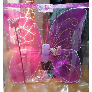 sayap kupu-kupu anak Kostum mainan anak sayap peri angel karnaval