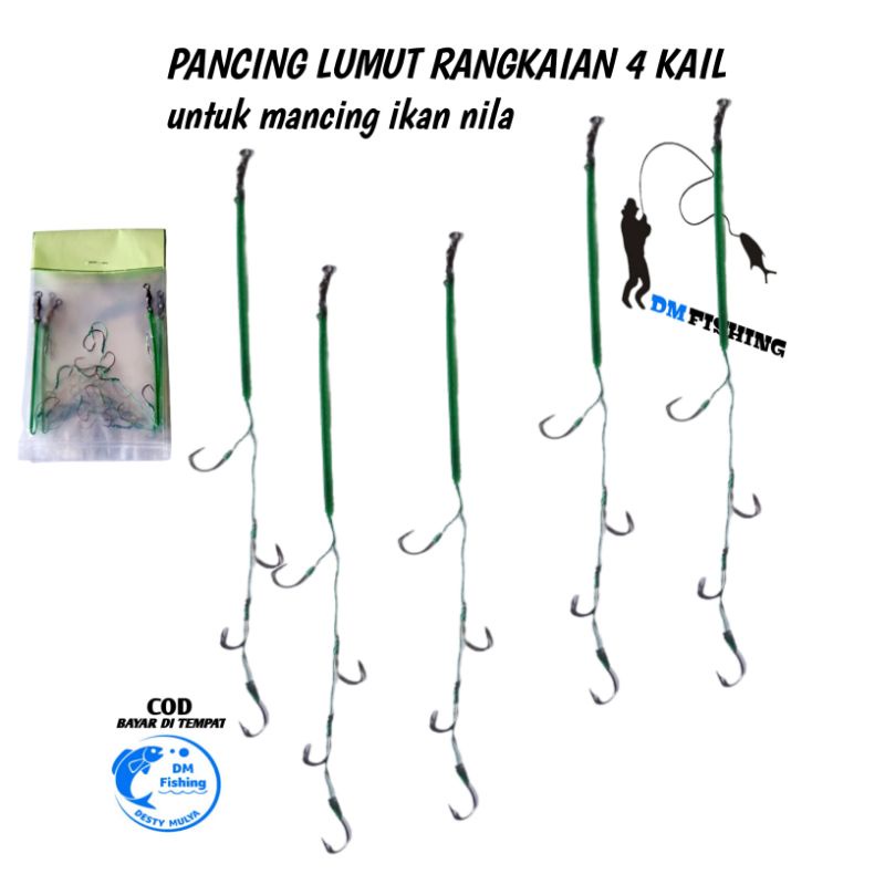 PANCING LUMUT RANGKAIAN 4 KAIL termurah, harga promo