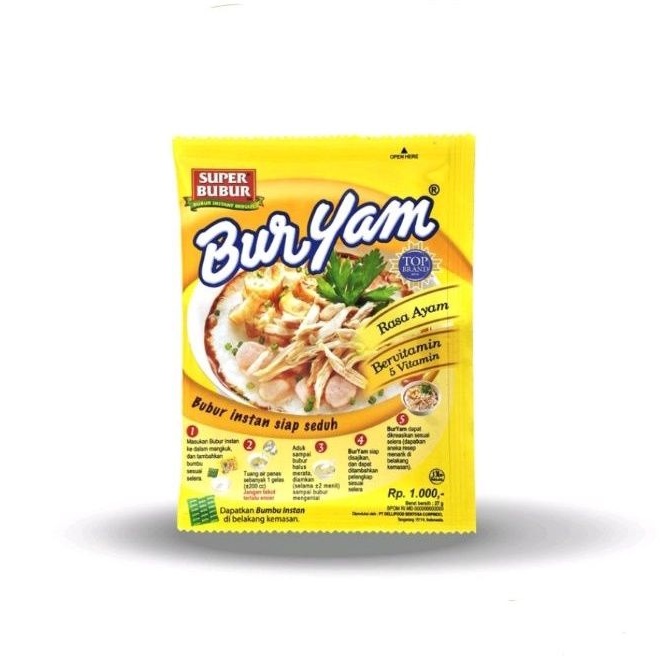 

Super Bubur Buryam (10 pcs × 22 gram)