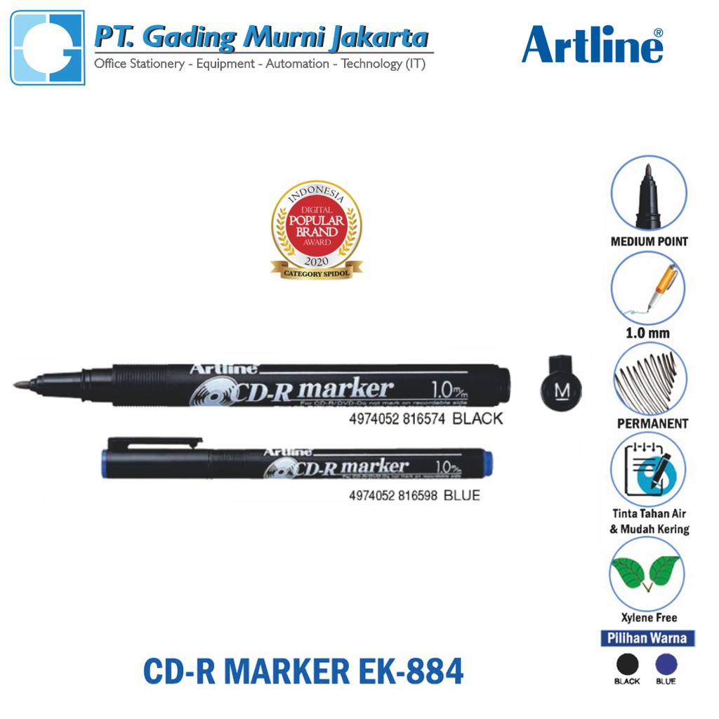 

SPIDOL MARKER CD-R ARTLINE EK 884