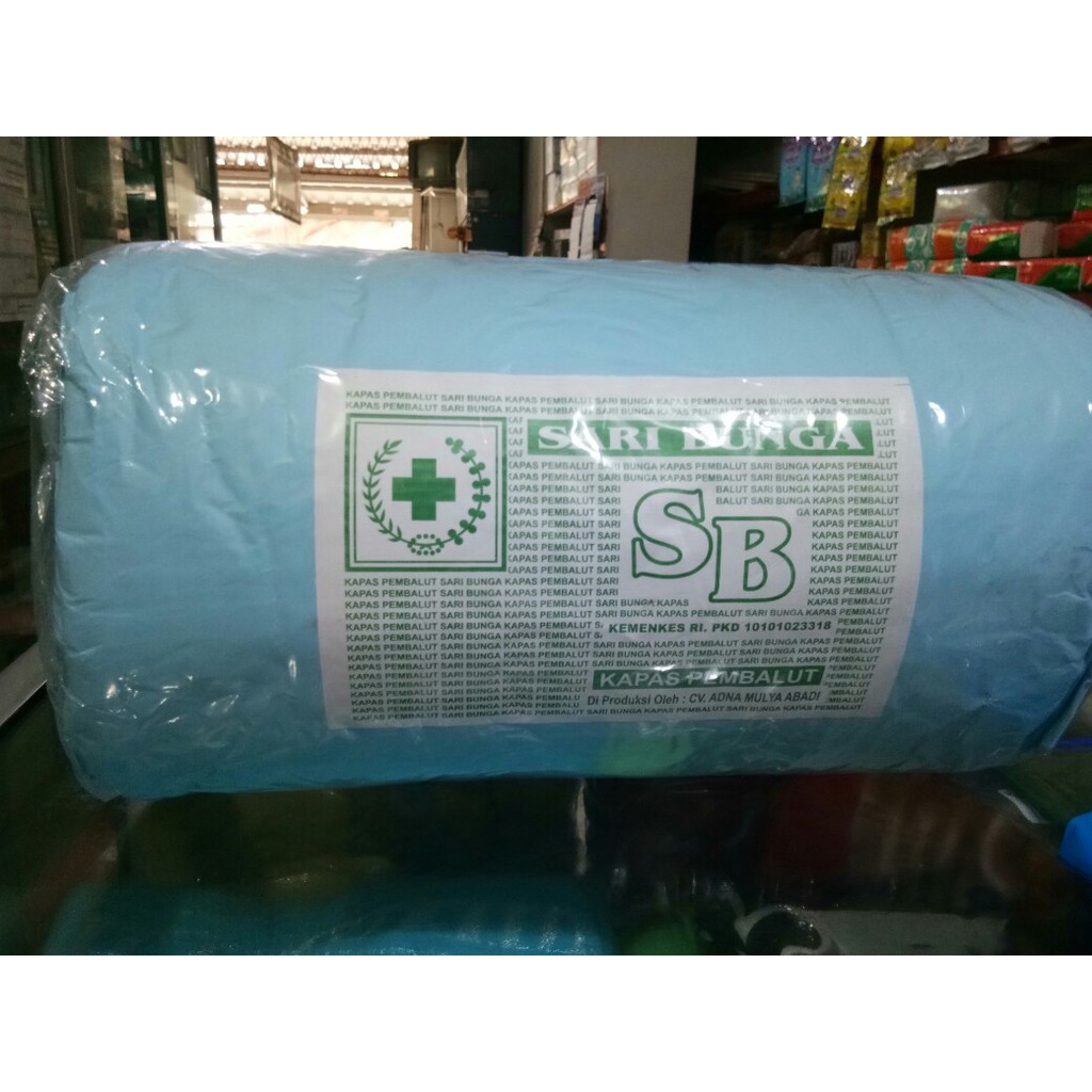 KAPAS SARI BUNGA 1KG KAPAS PEMBALUT LUKA SARI BUNGA 1000GR / 1 KILO