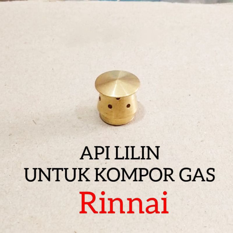 Burner Pipa Api lilin Set , Spare part Kompor gas Rinnai Rinai