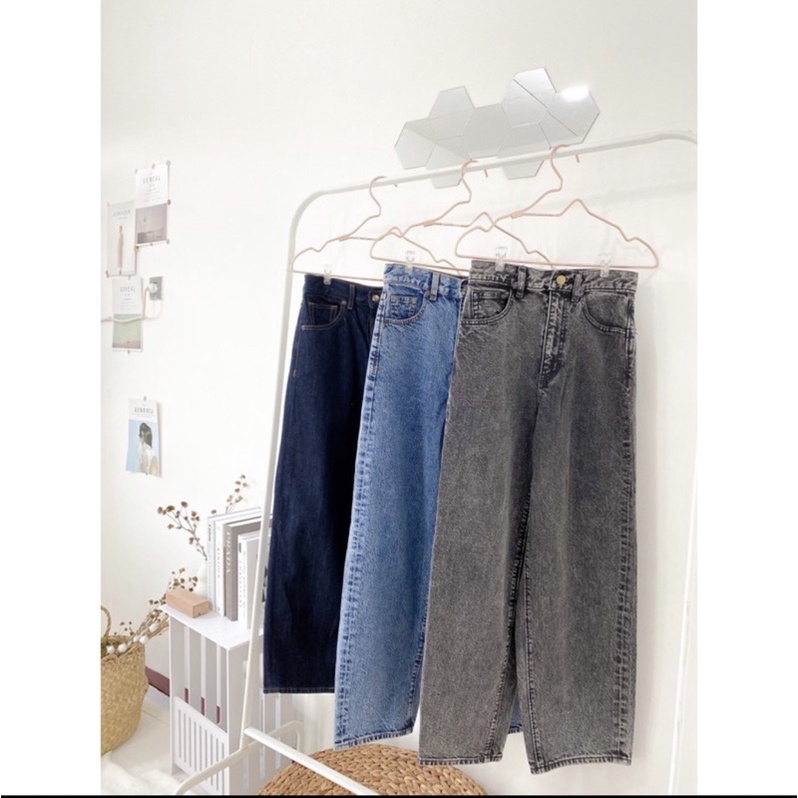 GU by Uniqlo Japan Boyfriend Jeans Mommy Jeans Darenclothes
