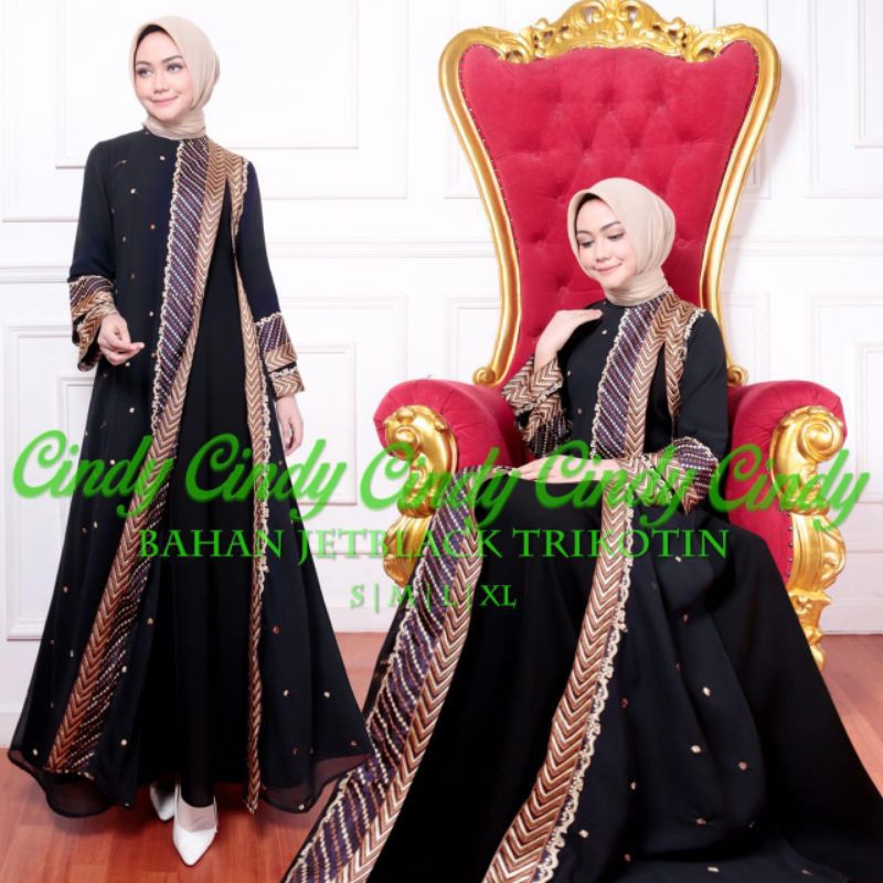 Gamis Abaya Turki Bordir