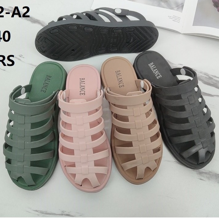 SANDAL IMPORT BALANCE 2002 A2 ORIGINAL SLOP BAHAN KARET TALI BANYAK  LENTUR TRENDY ANTI SLIP