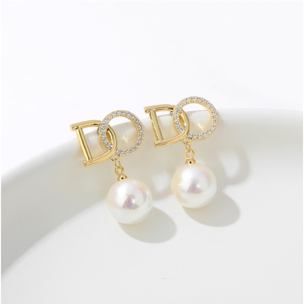ANTING KOREA TITANIUM LUXURY PEARL ANTING TUSUK ANTI KARAT WANITA GIWANG AKSESORIS ANAK PEREMPUAN FASHION IMPORT ANT55
