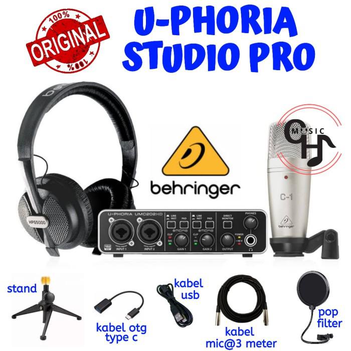Soundcard Recording / Behringer Uphoria Studio Pro Paket Recording