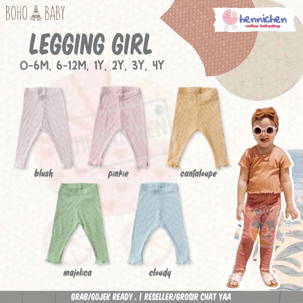 BOHOPANNA Legging Girl 0-5 Year Celana Legging Anak Perempuan