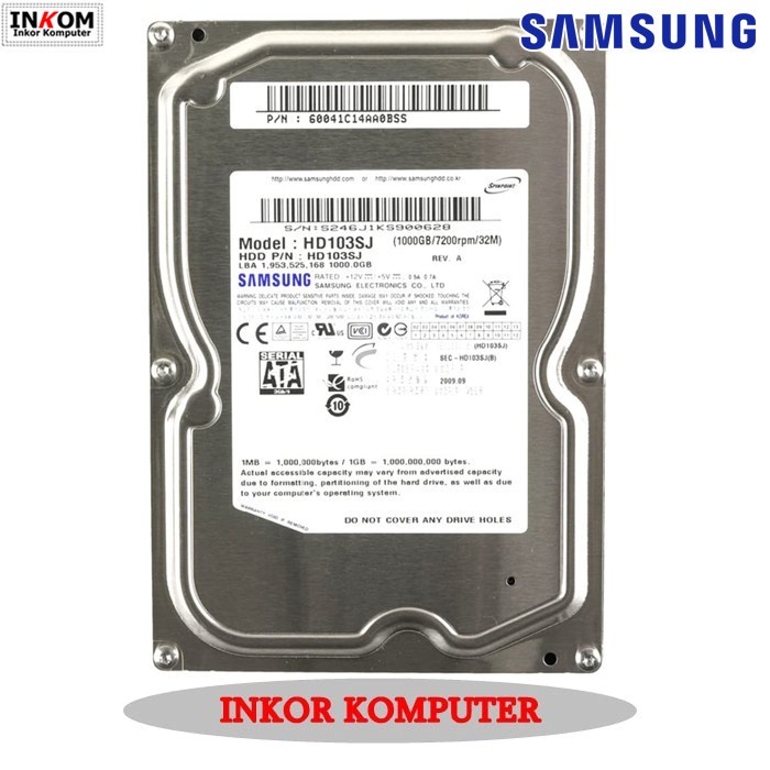 HDD Internal PC CCTV 3,5 1TB SAMSUNG