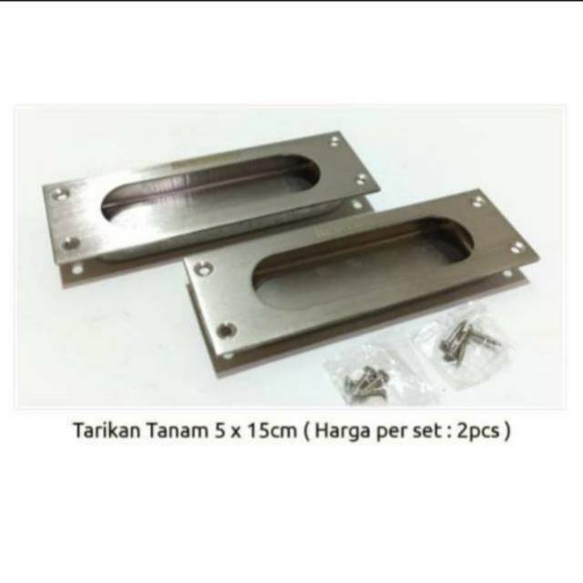 Handle pintu sleding handle pintu tanam 1 pasang(2biji)