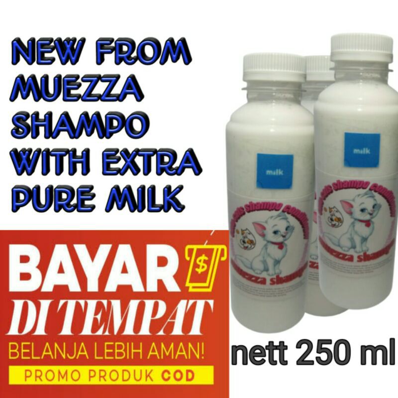 ‌shampo SUSU 250 ml sampo untuk kucing anjing sugar glider musang kelinci sampoo muezza anti kutu jamur tick flea remover rontok sampho impor murah star seller import penumbuh bulu tebal pemutih halus lebat degreaser terbaik terlaris diskon