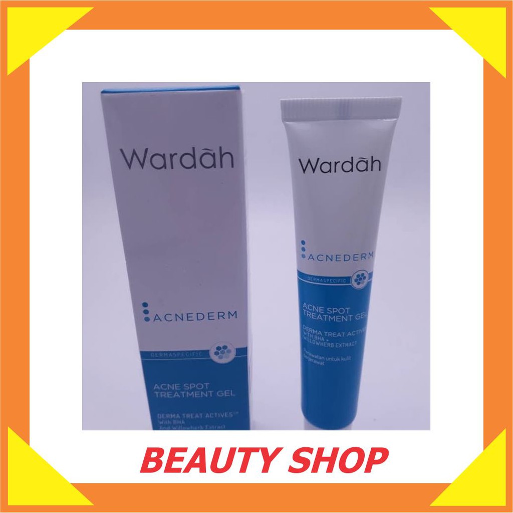 A158 ORIGINAL Wardah Acnederm Acne Spot Treatment Gel Penghilang Jerawat 1M