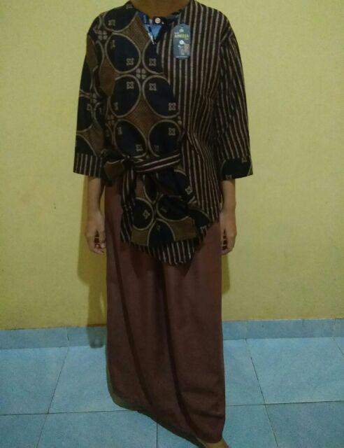 Atasan Batik Dolby Dolbi Dobby Doby Tenun Sutra Tulis Halus Katun Atbm Baron ,sarombit Atasan