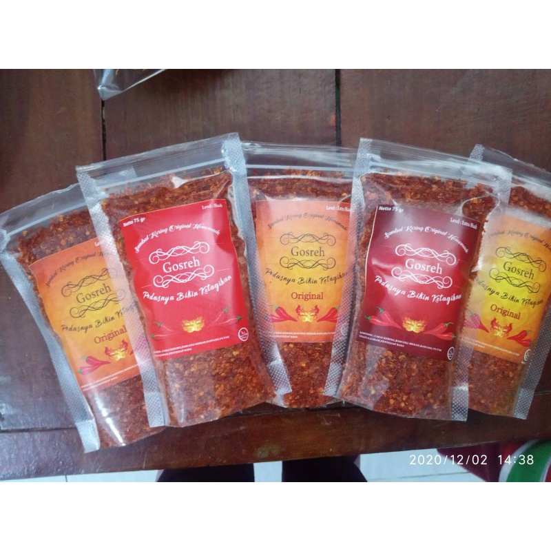 

SAMBAL KERING / SAMBEL KERING / SAMBEL TABUR / GOSREH , TANPA BAHAN PENGAWET
